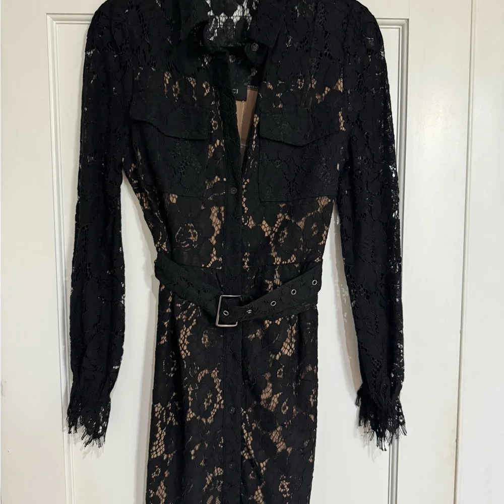 Vici Black Lace Dress - Picture 4 of 6